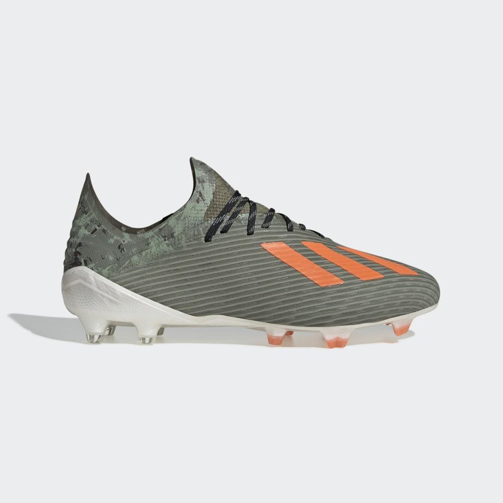 Adidas Men's X 19.1 Firm Ground Football Boots Green/Orange/White Ireland EF8296